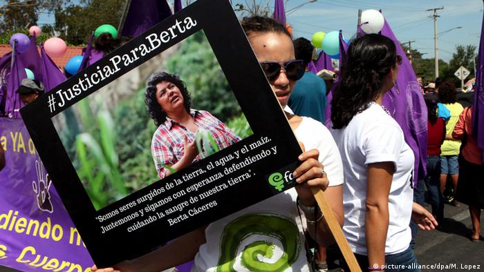 Nicaragua International Women's Day Berta Caceres