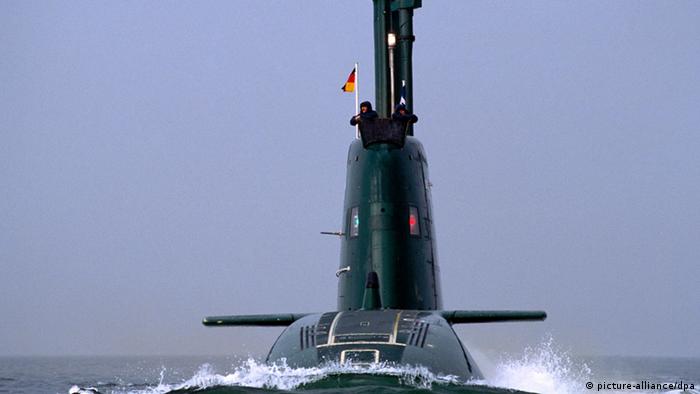 Deutschland Lieferung von Dolphin U-Booten an Israel (picture-alliance/dpa)