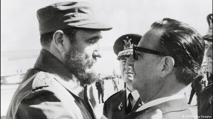 Fidel Castro und Salvador Allende