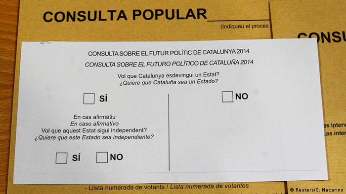 Katalonien Unabhängigkeit Referndum (Reuters/G. Nacarino)