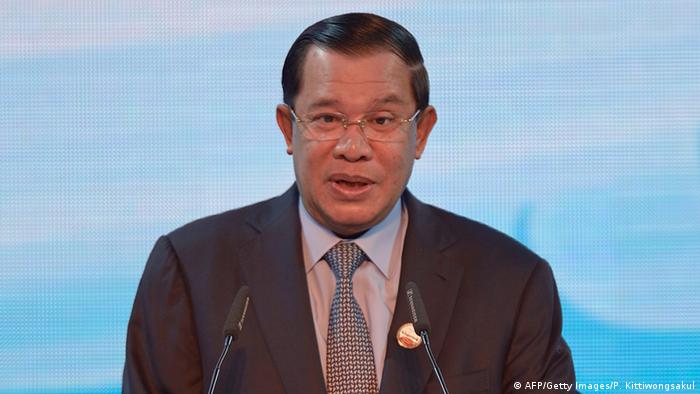 Hun Sen Premierminister Kambodscha (AFP/Getty Images/P. Kittiwongsakul)