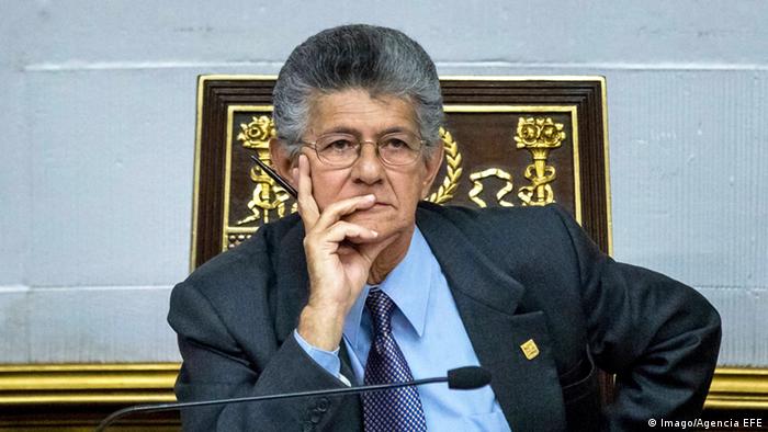 Henry Ramos Allup Präsident des Parlaments in Venezuela (Imago/Agencia EFE)