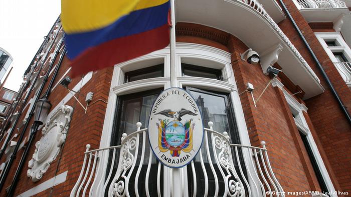 Großbritannien Botschaft von Ecuador in London (Getty Images/AFP/D. Leal-Olivas)