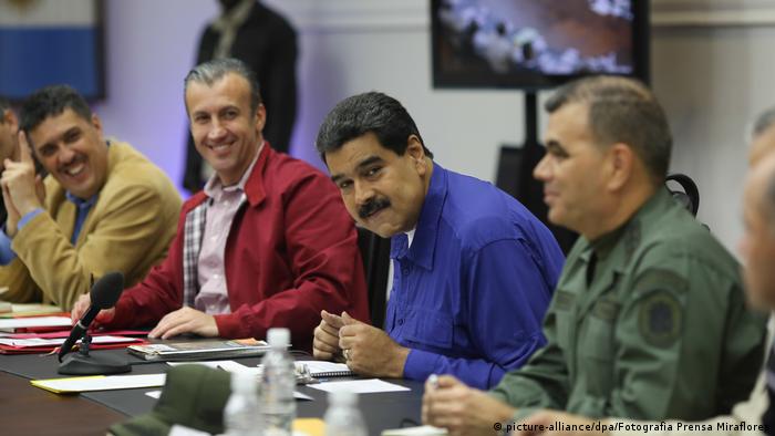 Krise in Venezuela Gespräche (picture-alliance/dpa/Fotografia Prensa Miraflores)