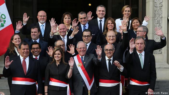 Peru Vereidigung neues Kabinett von Präsident Kuczynski (Reuters/G. Pardo)