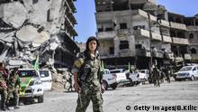 Raqqa Rakka Syrien kurdische Kämpfer Befreier 