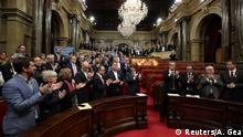 Spanien Barcelona - Sitzung im Katalanischen Regionalparlament