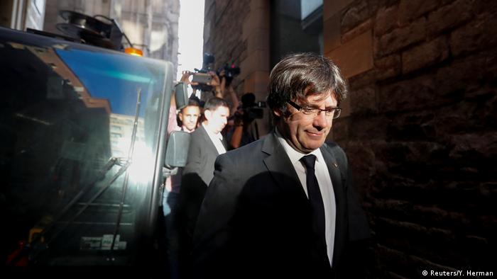 Spanien Staatsanwaltschaft erhebt Anklage gegen Puigdemont (Reuters/Y. Herman)