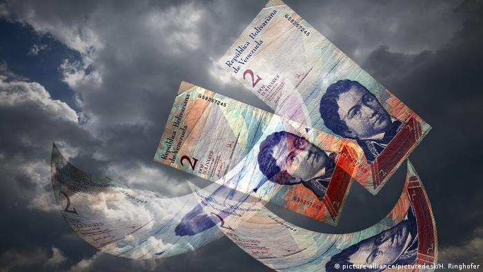 Krise in Venzuela Venezolanische Bolivar Symbolbild Schulden (picture-alliance/picturedesk/H. Ringhofer)