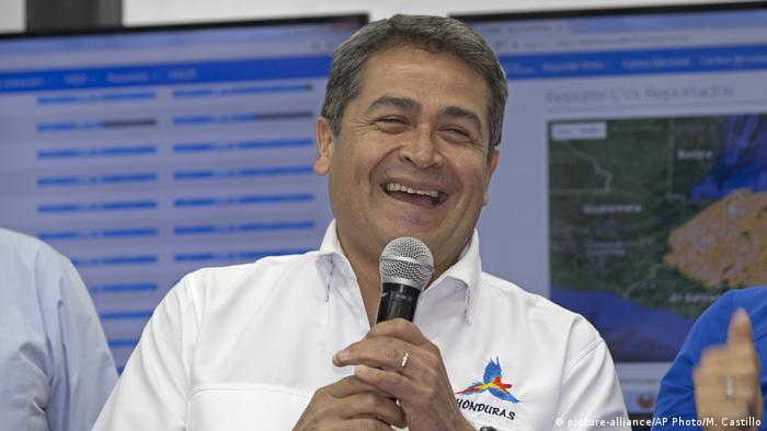 Juan Orlando Hernández se presentó a la reelección. 