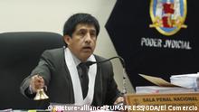 Peru Richter Richard Concepción Carhuancho in Lima (picture-alliance/ZUMAPRESS/GDA/El Comercio)