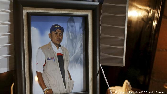 Mexiko Journalist Gumaro Perez ermordet (picture alliance/dpa/AP Photo/F. Marquez)