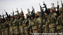 Türkei Grenze Syrien Eid Türkische Soldaten Operation Olivenzweig