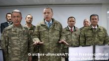 Türkei Erdogan besucht Operationsbasis in Hatay