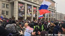 Russland | Demonstrationen von Navalny-Anhängern in Moskau
