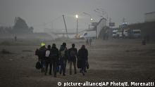 Frankreich Einwanderung in Calais