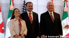 Mexiko NAFTA-Verhandlungen | Chrystia Freeland, Luis Videgaray und Rex Tillerson