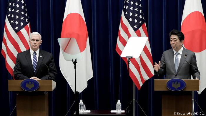 Japan Tokio US-Vizepräsident Pence (Reuters/Pool/K. Ota)