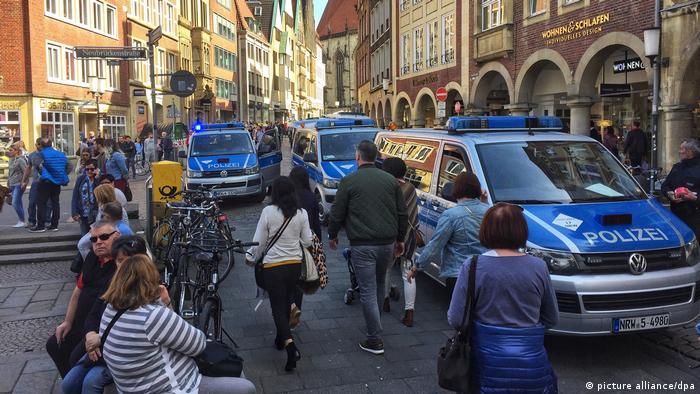 Deutschland Polizei: Täter von Münster ist tot (picture alliance/dpa)