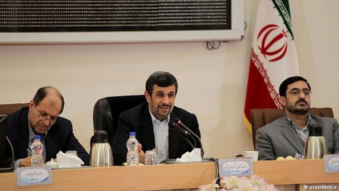  Ahmadinedjad und Mortazavi