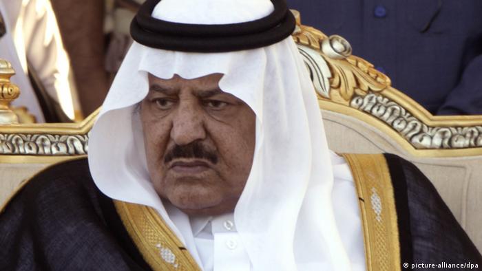 وفاة ولي العهد السعودي الأمير نايف بن عبد العزيز أخبار Dw عربية أخبار عاجلة ووجهات نظر من جميع أنحاء العالم Dw 16 06 2012