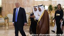 ترامب وملك السعودية سلمان بن عبد العزيز