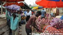 Kamerun Zwiebelmarkt in Yaounde
