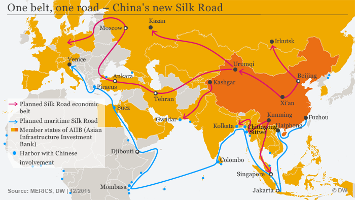 China S New Silk Road Faces Resistance From India Partners Asia
