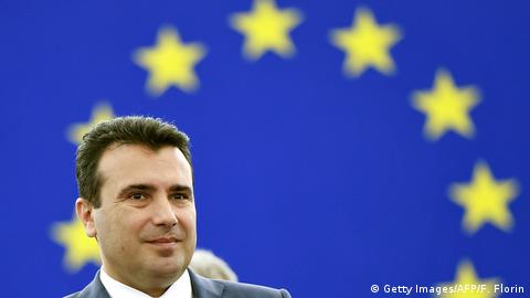 Europaparlament der Mazedonische Premierminister Zoran Zaev