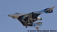 Virgin Galactic test flight (picture-alliance/dpa/G. Blevins)