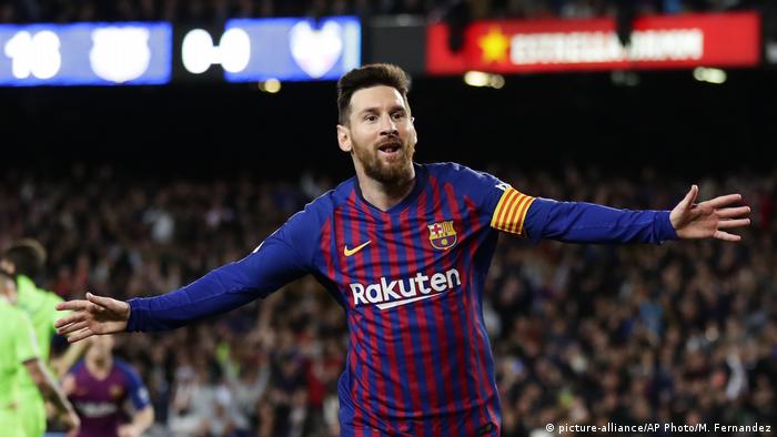 ميسي يقود برشلونة لإحراز لقب الدوري الإسباني الـ26 في تاريخه رياضة تقارير وتحليلات لأهم الأحداث الرياضية من Dw عربية Dw 27 04 2019