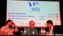 Bochum | Iran Konferenz | Ali Fathollah-Nejad, Andreas Zumach, und Bamdad Ismaili