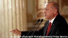 Türkei Präsident Recep Tayyip Erdogan Istanbul