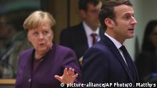 Belgien | Merkel und Macron | EU Summit Brüssel