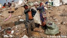 Indien Müllsammler in Corona Zeiten
