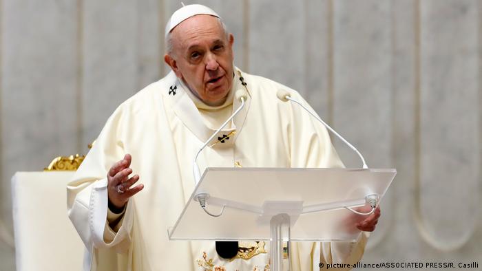 Papa Francisco anuncia que se vacunará “la semana que viene” | Coronavirus  | DW | 09.01.2021